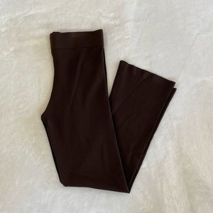 Zara | Chocolate Knit Straight Leg Pants